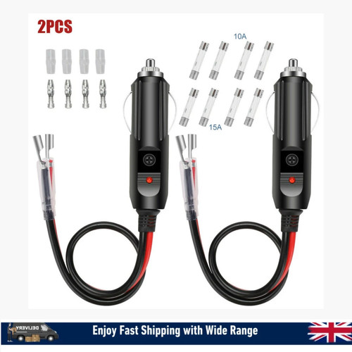 2pack 12v 15a fused car - 2pack,