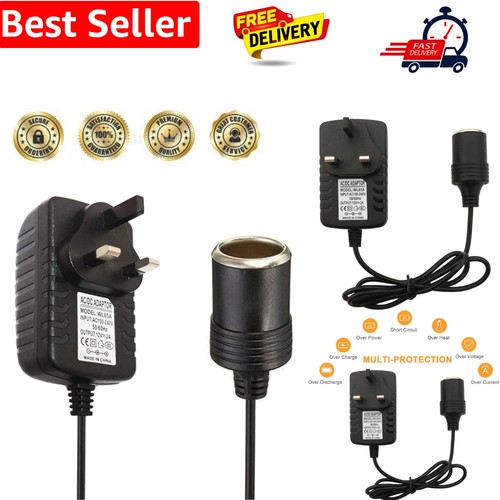 Car plug adapter - 240v, 2a