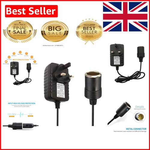 Plug 240v 12v dc car - 240v, to