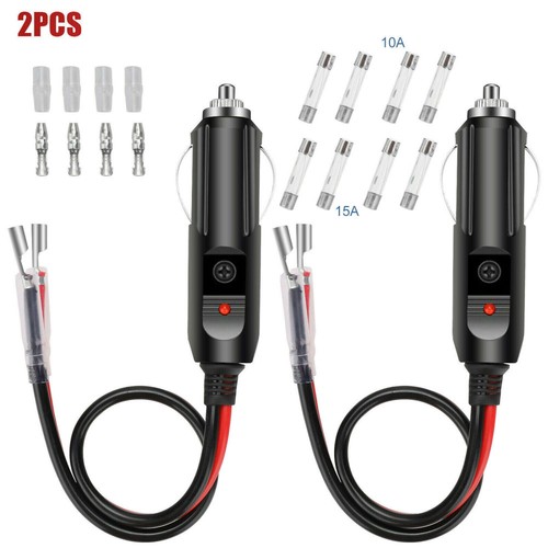 2pack 12v 15a fused car - 2pack,